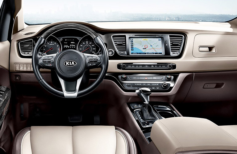 2017 Kia Sedona dashboard