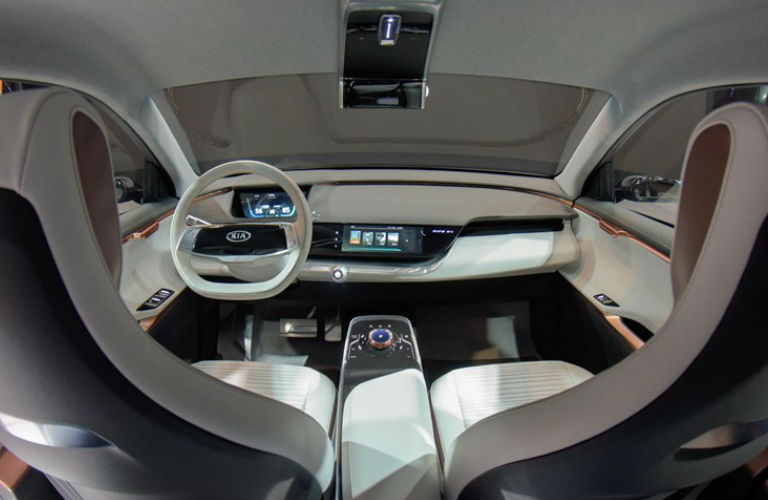 2018 CES Kia Vehicle dashboard