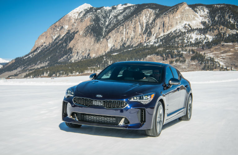 2019 Kia Stinger GT Atlantica in blue