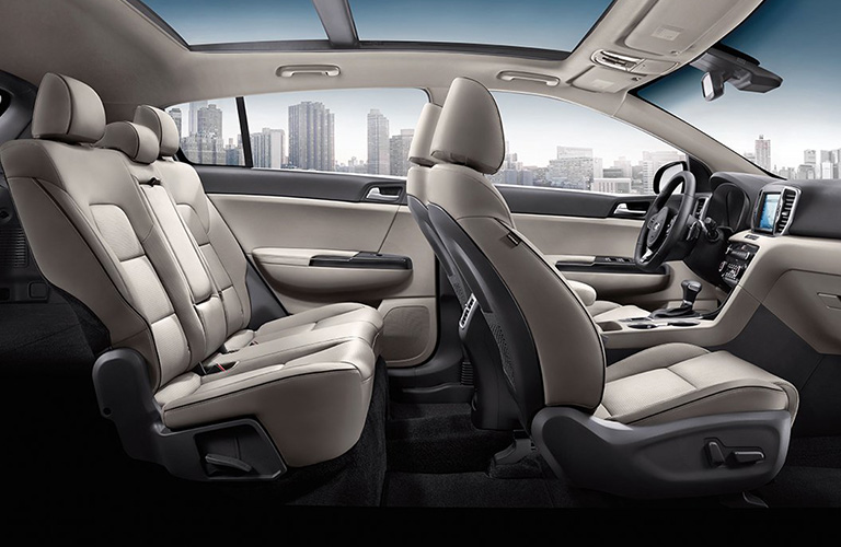 2019 Kia Sportage seating