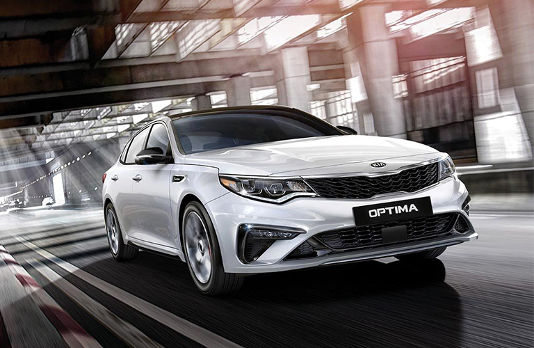 2019 Kia Optima in gray