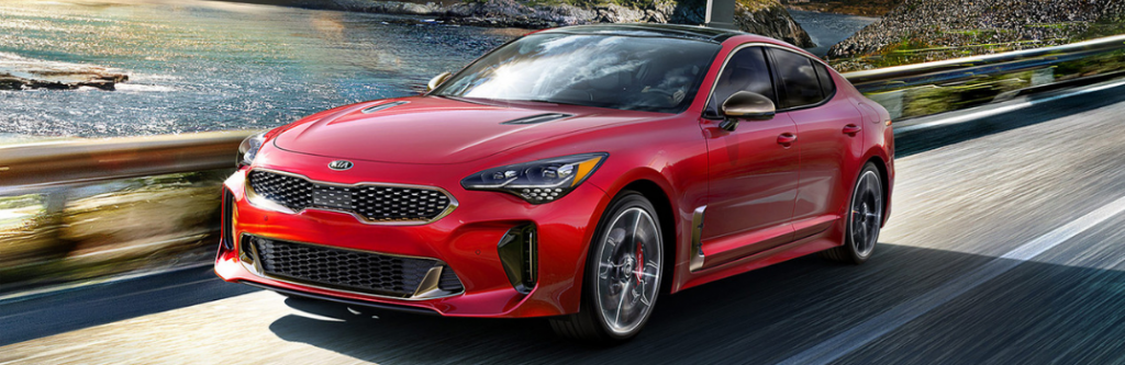 2019 Kia Stinger parked on the road