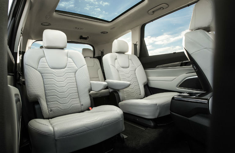 2020 Kia Telluride interior seat view rear seats