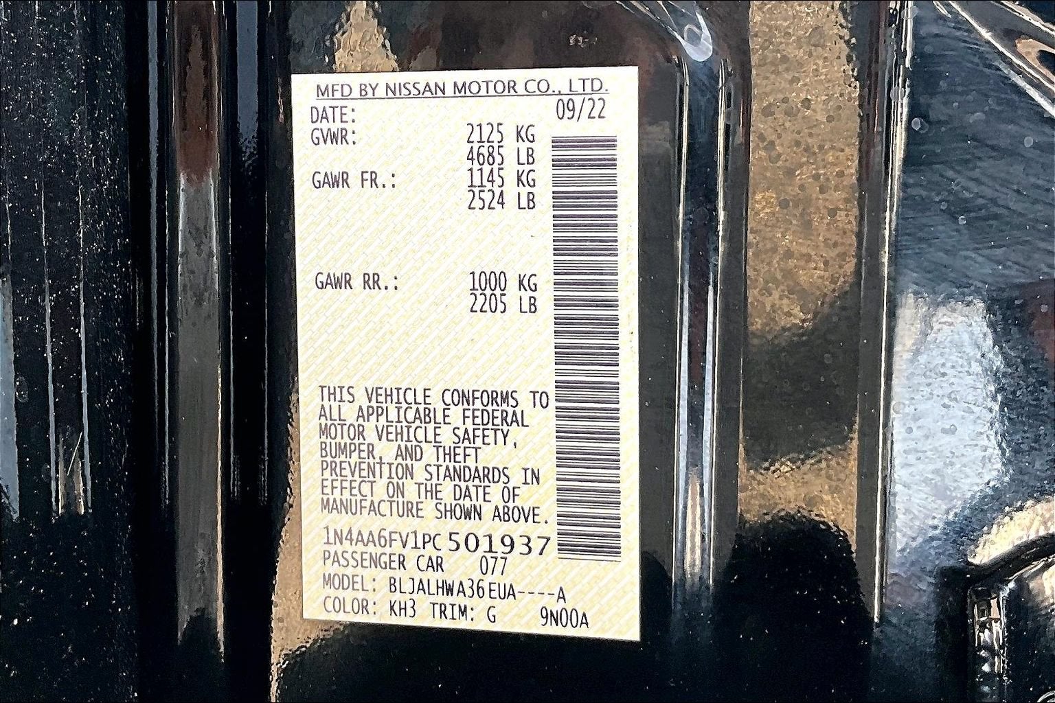 2023 Nissan Maxima Platinum