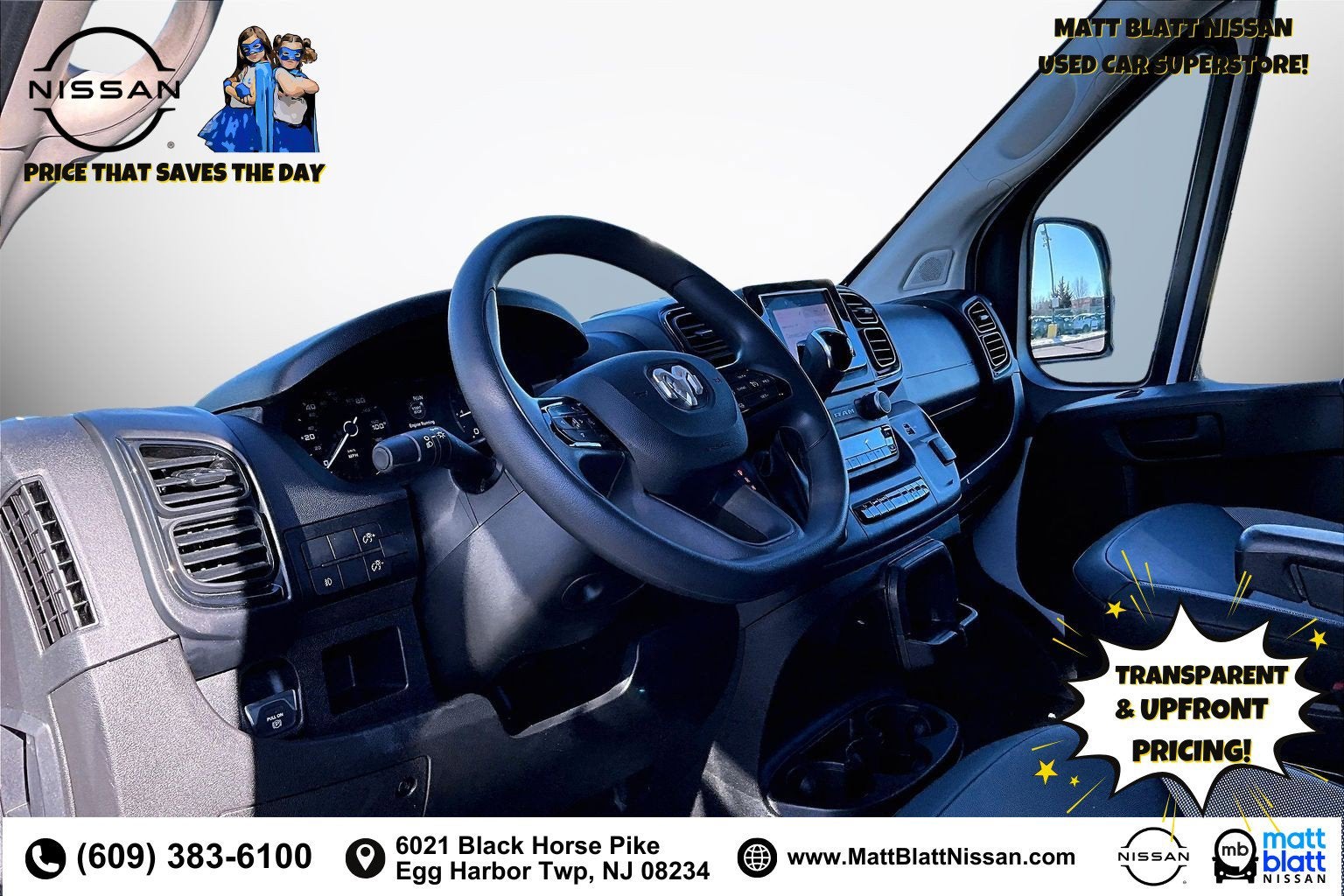 2025 RAM ProMaster Cargo Van Tradesman