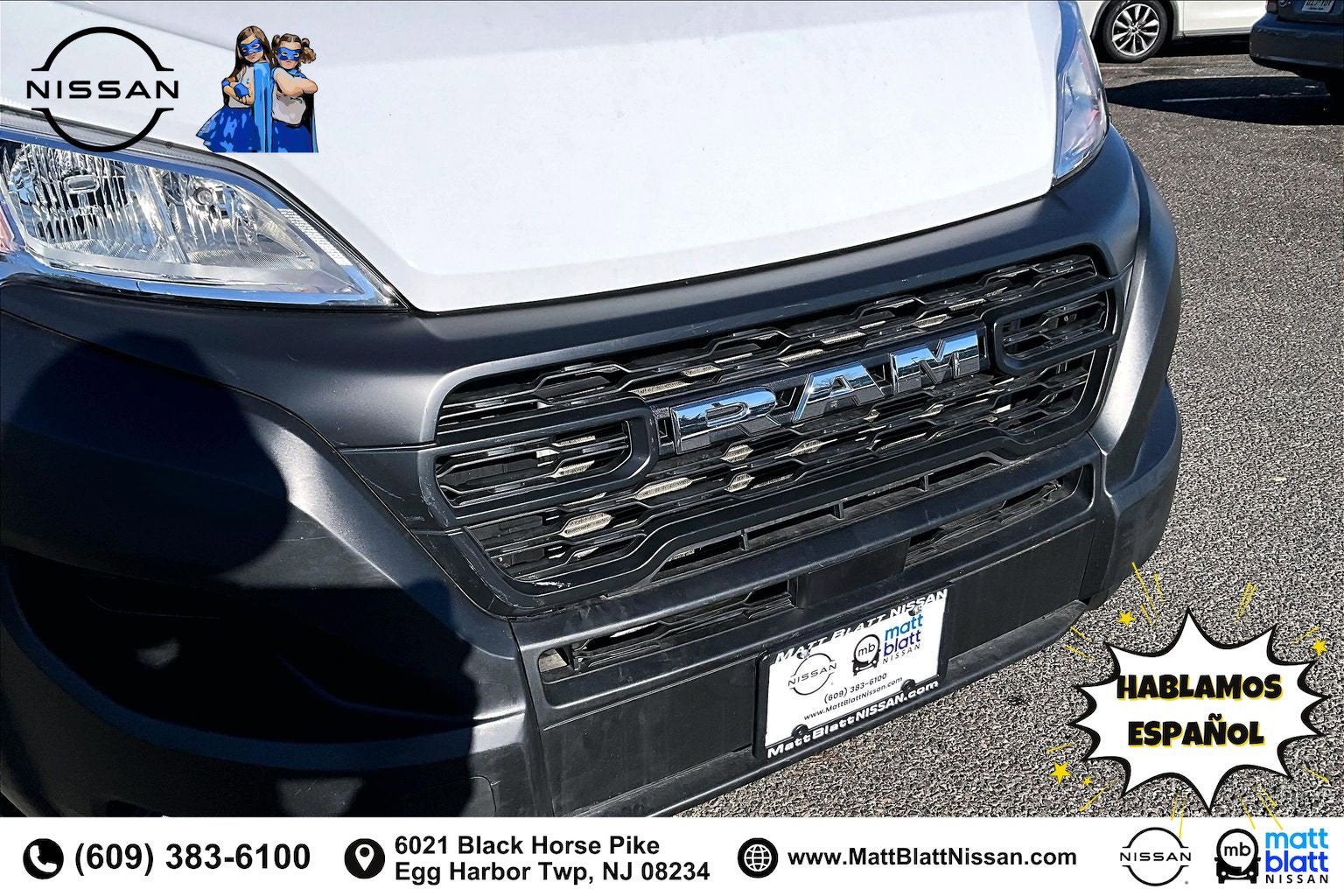 2025 RAM ProMaster Cargo Van Tradesman