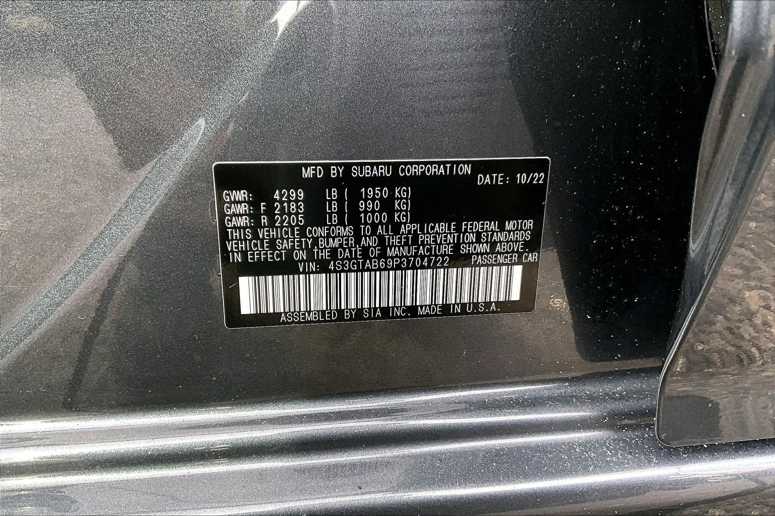 2023 Subaru Impreza Base