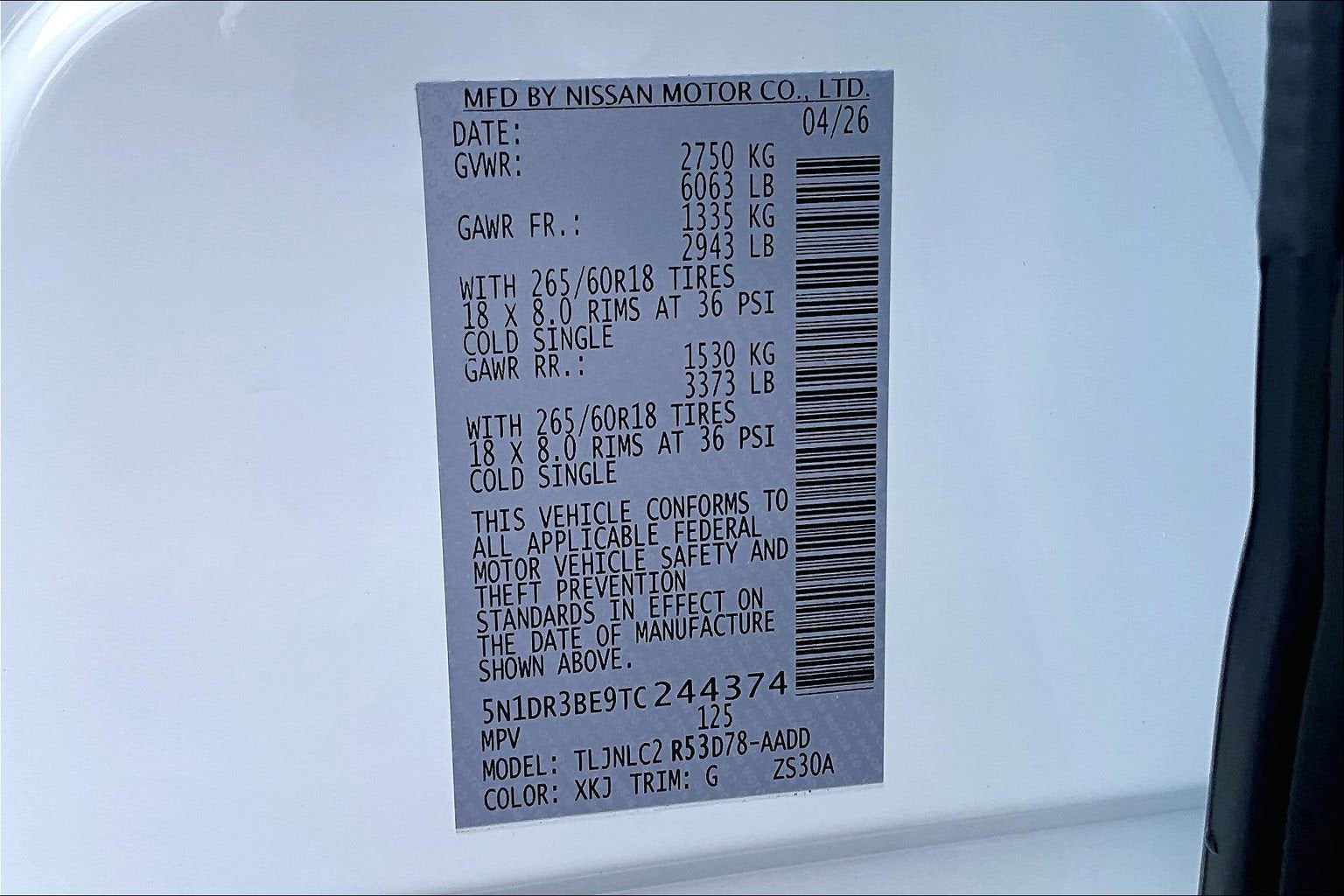 2026 Nissan Pathfinder Rock Creek