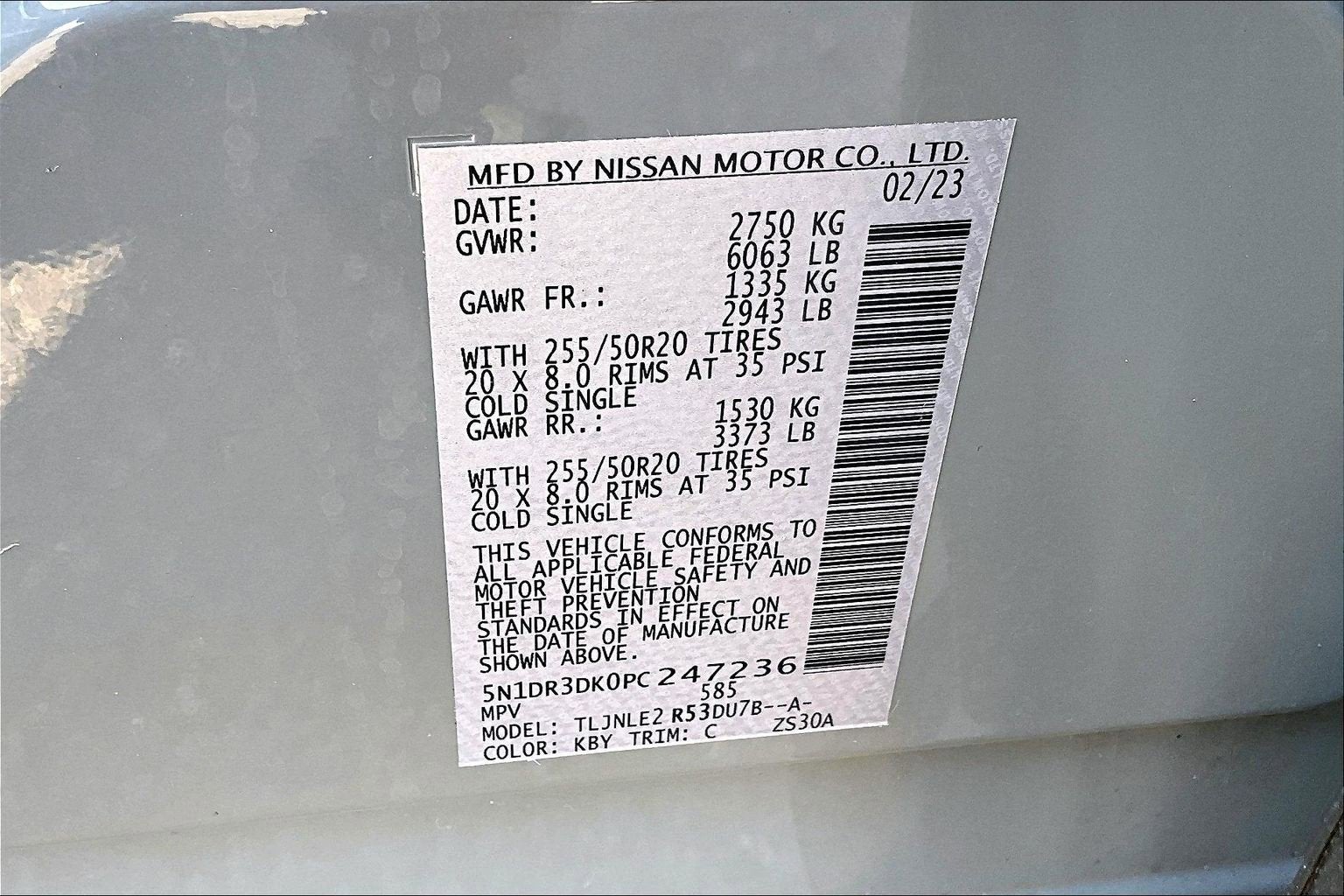 2023 Nissan Pathfinder Platinum