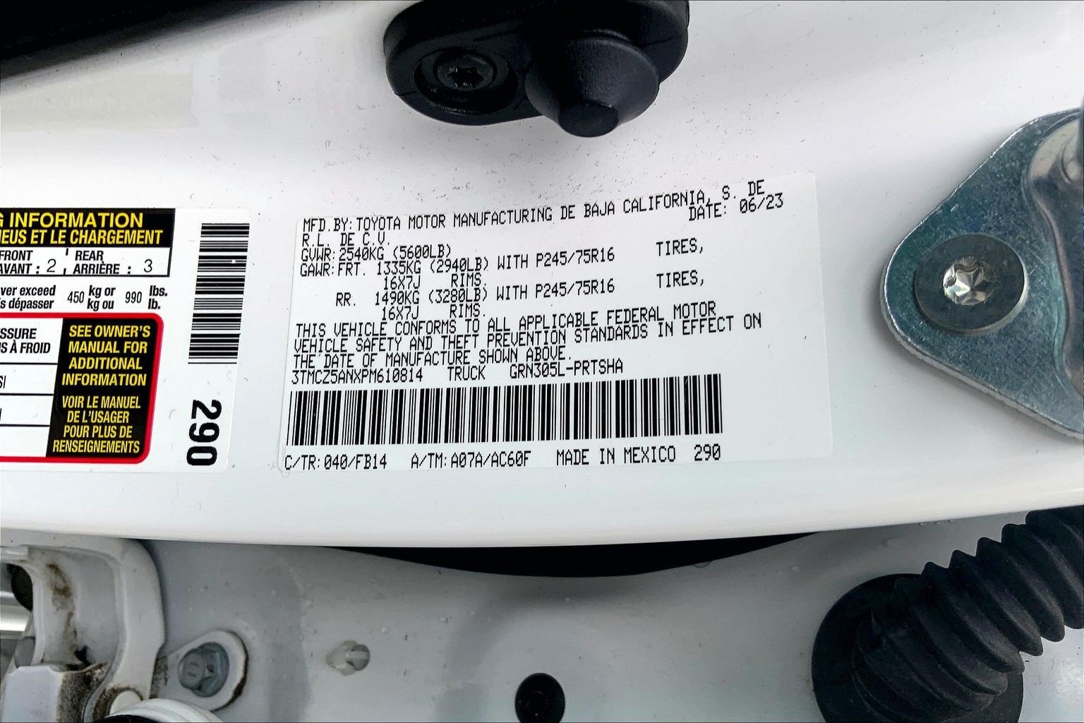 2023 Toyota Tacoma 4WD SR