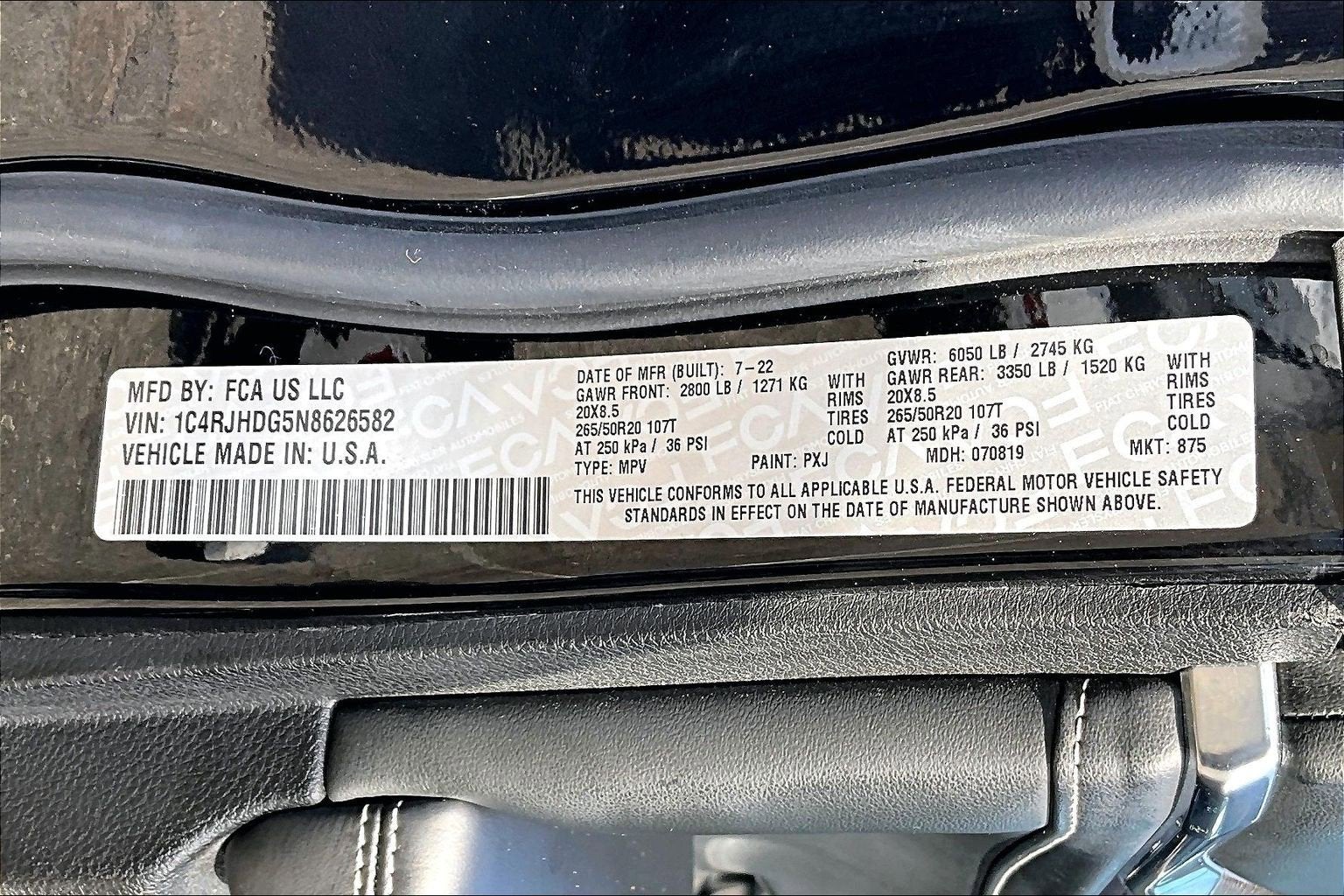 2022 Jeep Grand Cherokee Overland