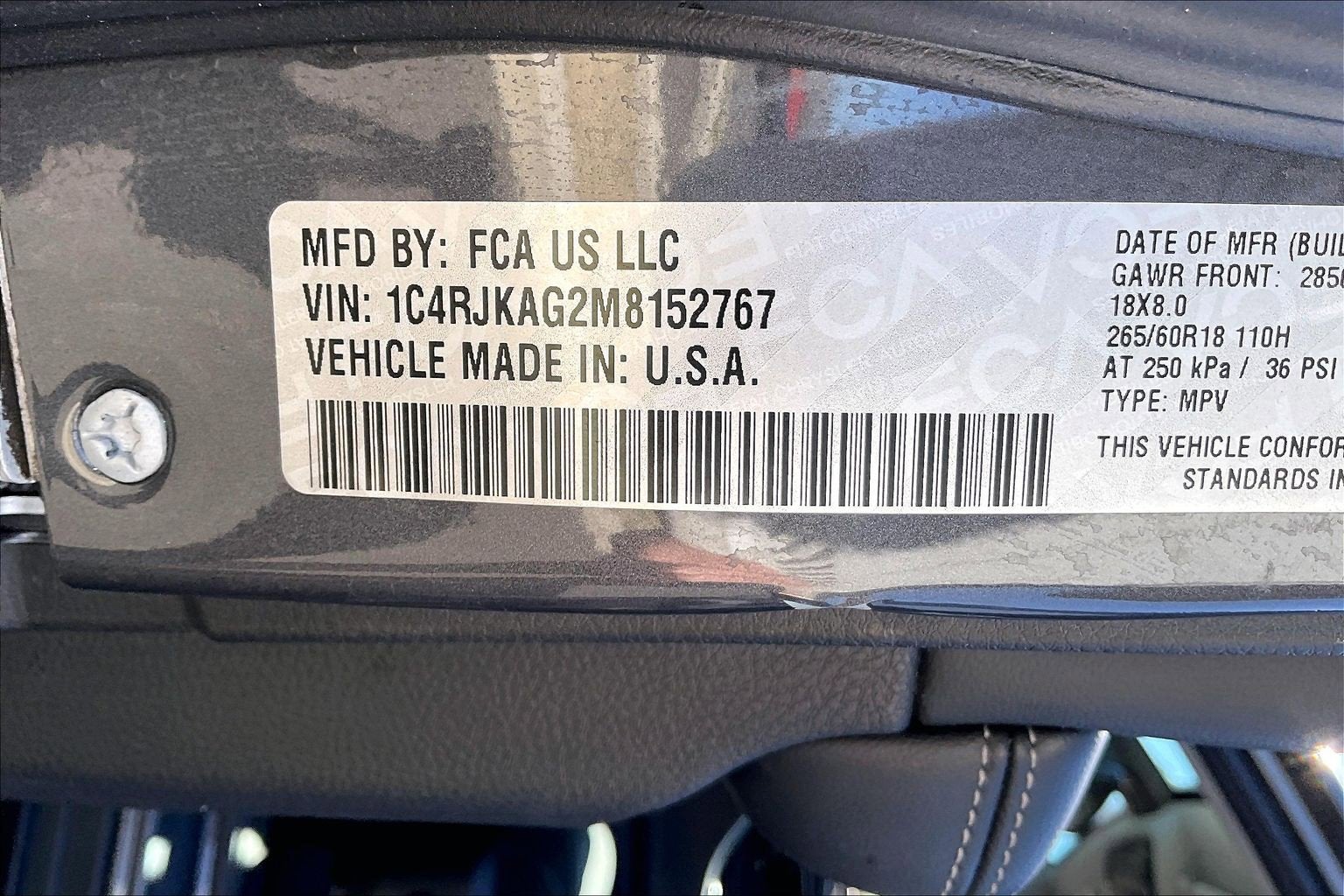 2021 Jeep Grand Cherokee L Laredo