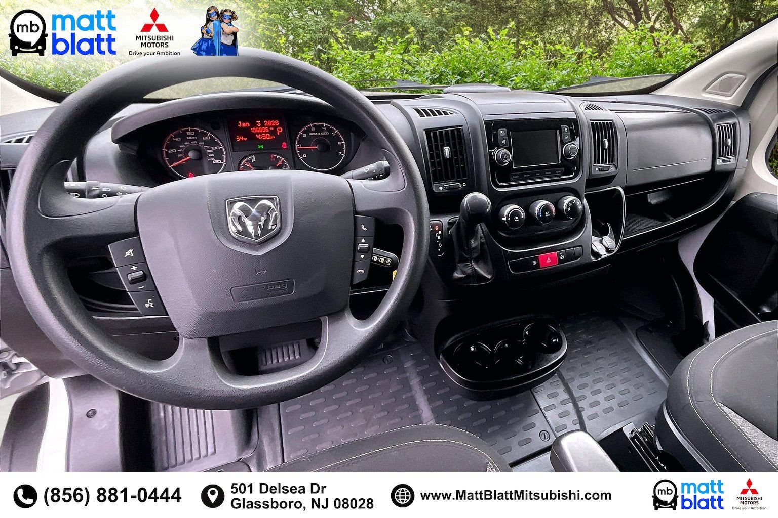 2021 RAM ProMaster Cargo Van Std Roof