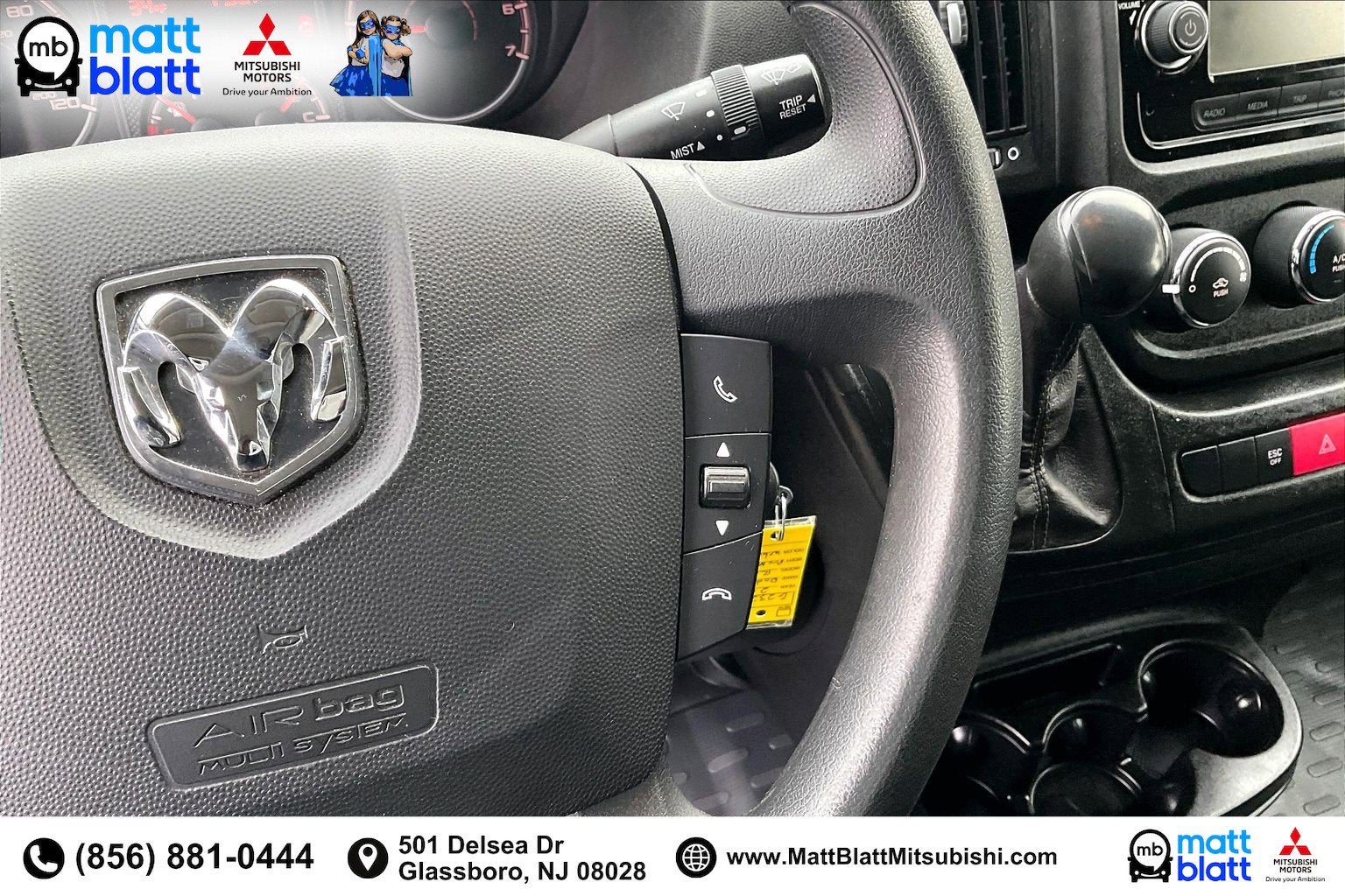 2021 RAM ProMaster Cargo Van Std Roof