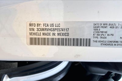 2023 RAM ProMaster Cargo Van High Roof