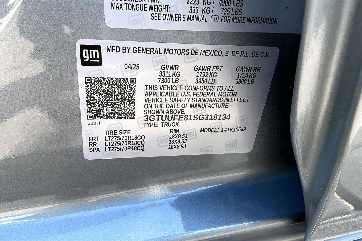 2025 GMC Sierra 1500 AT4X