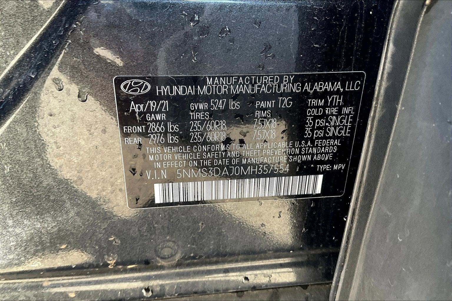 2021 Hyundai Santa Fe SEL