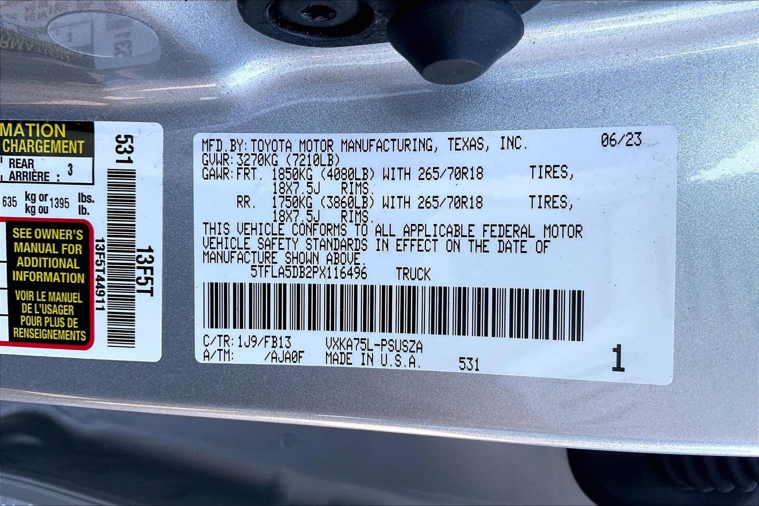 2023 Toyota Tundra 4WD SR5