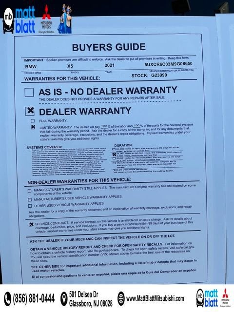 2021 BMW X5 xDrive40i