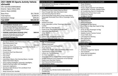 2021 BMW X5 xDrive40i