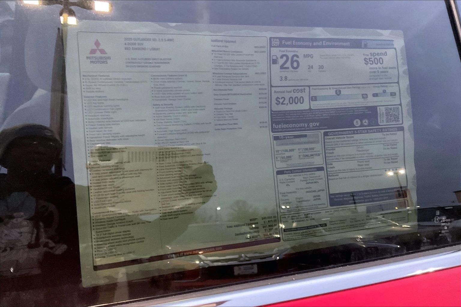 2025 Mitsubishi Outlander SEL