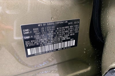 2024 Subaru Ascent Onyx Edition Limited