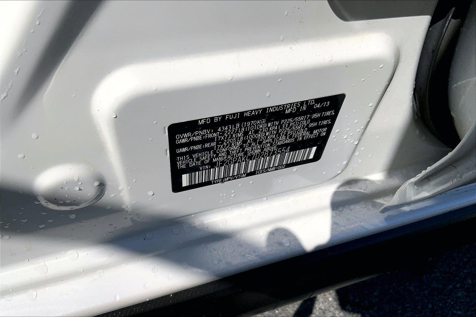 2013 Subaru XV Crosstrek Limited