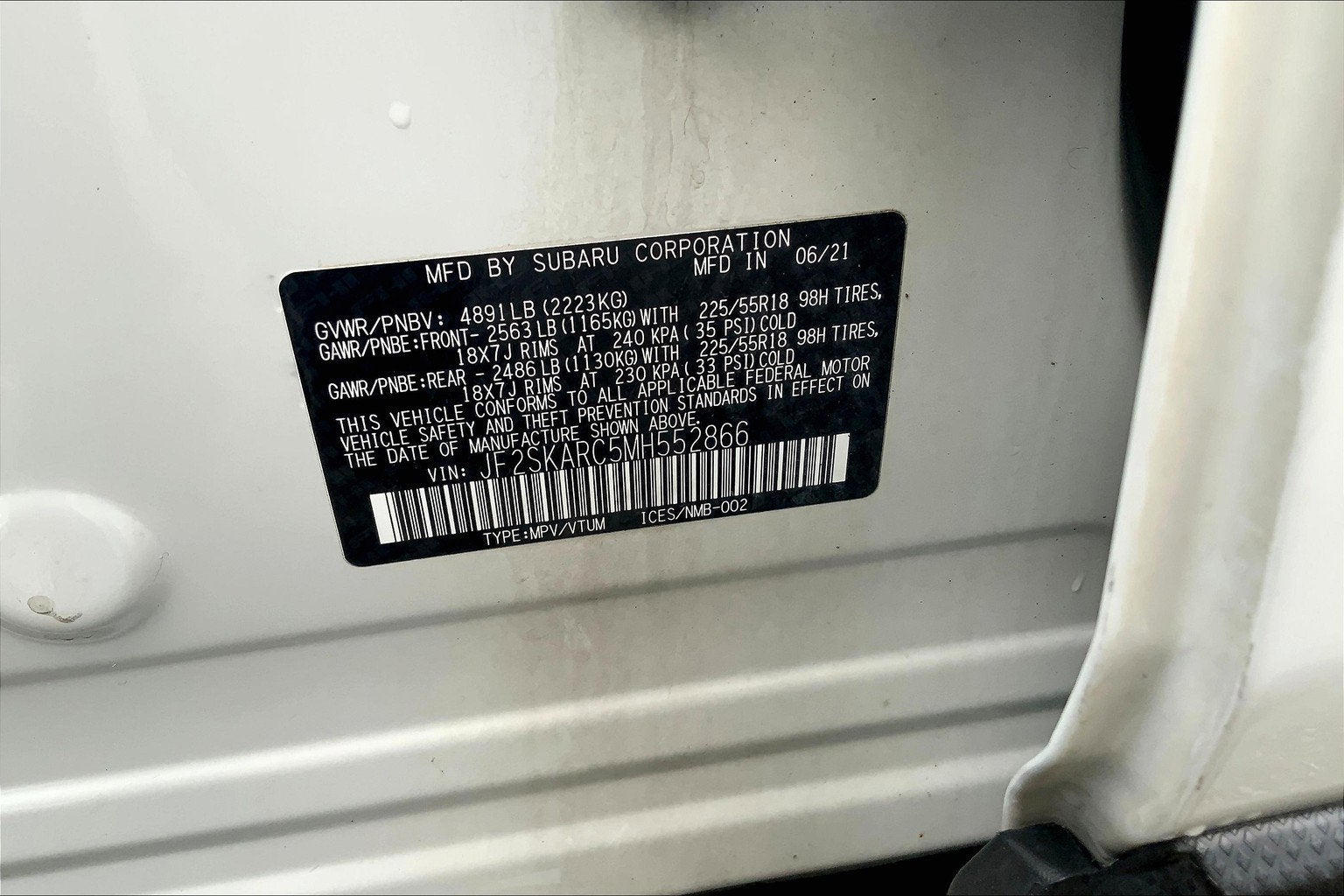 2021 Subaru Forester Sport