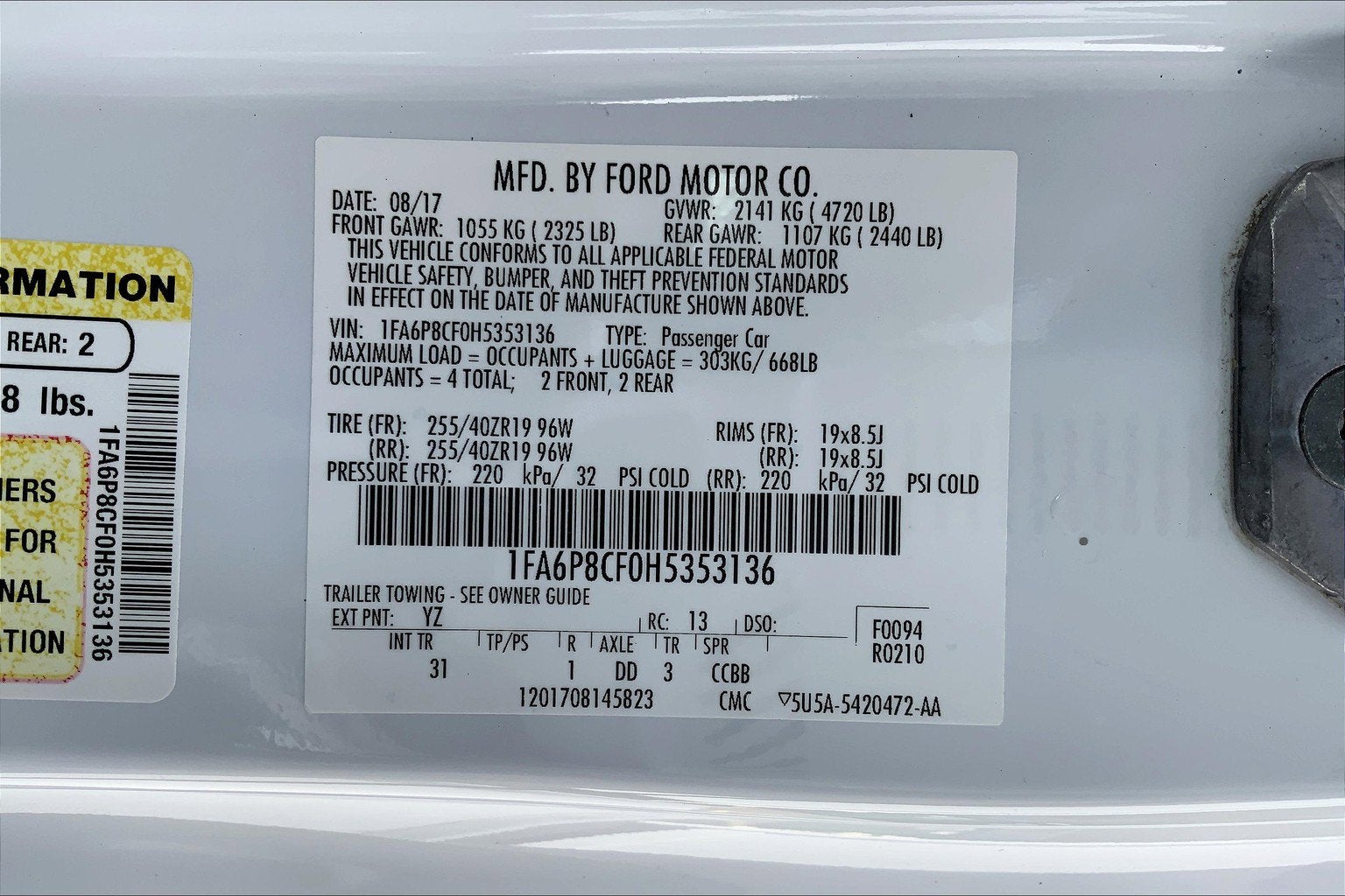 2017 Ford Mustang GT Premium